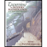 Excursions In Modern Mathematics With Mini-excursions - Package - 6th Edition - by Peter Tannenbaum - ISBN 9780131589001