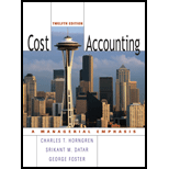 Cost Accounting - 12th Edition - by Charles T. Horngren - ISBN 9780131694279