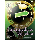 Intermediate Algebra With Cdrom And Other - 5th Edition - by John Tobey, Jeffrey Slater - ISBN 9780131865877