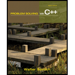Problem Solving With C++ - 8th Edition - by Walter Savitch - ISBN 9780132162739