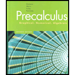 Precalculus: Graphical, Numerical, Algebraic - 7th Edition - by Bert K. Waits, Gregory D. Foley, Daniel Kennedy, Franklin D. Demana - ISBN 9780132276504