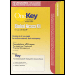 Onekey Webct,student Access Kit, Foundations Of Finance - 6th Edition - by Arthur J. Keown - ISBN 9780132412193