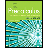 Precalculus: Graphical, Numerical, Algebraic, Media Update - 7th Edition - by Franklin Demana - ISBN 9780132457750