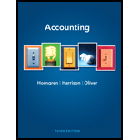 Accounting - 9th Edition - by Horngren, Charles T., Harrison Jr, Walter T., Oliver, M. Suzanne - ISBN 9780132569057