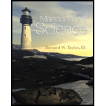 Introduction to Management Science (11th Edition) - 11th Edition - by Taylor - ISBN 9780132751919