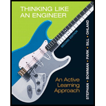 Thinking Like An Engineer: An Active Learning Approach - 2nd Edition - by David R. Bowman, Elizabeth A. / Park,  William J. / Sill,  Benjamin L. / Ohland,  Matthew W. Stephan - ISBN 9780132766715
