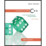 Starting Out With C++ - 7th Edition - by GADDIS, Tony - ISBN 9780132772891