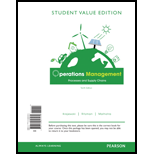 Operations Management, Student Value Edition - 10th Edition - by Lee J. Krajewski - ISBN 9780132807470