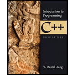 Introduction to Programming with C++