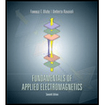 Fundamentals of Applied Electromagnetics (7th Edition) - 7th Edition - by Fawwaz T. Ulaby, Umberto Ravaioli - ISBN 9780133356816