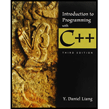 Introduction to Programming with C++, 3rd edition