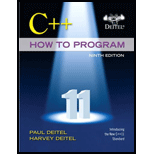 C++ How to Program (Early Objects Version) - 9th Edition - by Paul Deitel, Harvey Deitel - ISBN 9780133378719