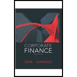 Corporate Finance (3rd Edition) - 3rd Edition - by Berk, Jonathan; DeMarzo, Peter - ISBN 9780133424157