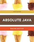 EBK ABSOLUTE JAVA - 5th Edition - by Mock - ISBN 9780133464627