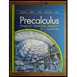 Precalculus:  Graphical, Numerical Algebraic - 9th Edition - by Demana - ISBN 9780133518450