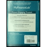 NEW MyLab Finance with Pearson eText -- Access Card -- for Fundamentals of Corporate Finance - 3rd Edition - by Jonathan Berk, Peter DeMarzo, Jarrad Harford - ISBN 9780133543889