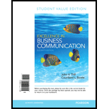 Excellence In Business Communication, Student Value Edition (11th Edition) - 11th Edition - by Thill, John V.; Bovee, Courtland L. - ISBN 9780133544213