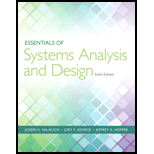 Essentials of Systems Analysis and Design (6th Edition) - 6th Edition - by Joseph Valacich, Joey George - ISBN 9780133546231