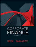 Corporate Finance - 3rd Edition - by Berk - ISBN 9780133558005