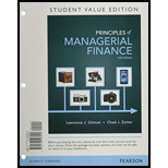 Principles of Managerial Finance, Student Value Edition Plus NEW MyLab Finance with Pearson eText -- Access Card Package (14th Edition) - 14th Edition - by Lawrence J. Gitman, Chad J. Zutter - ISBN 9780133740912