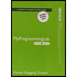 Mylab Programming With Pearson Etext -- Access Code Card -- For Starting Out With Python