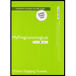 MyProgrammingLab - For Gaddis: Starting Out with C++ From Control Structures through Objects - 15th Edition - by Pearson - ISBN 9780133780611