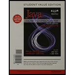 Java How To Program, Early Objects, Student Value Edition