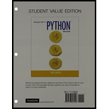 Student Value Edition for Starting Out with Python (3rd Edition) - 3rd Edition - by Tony Gaddis - ISBN 9780133848496