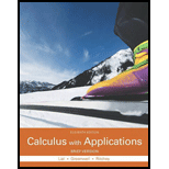 EBK CALCULUS WITH APPLICATIONS, BRIEF V - 11th Edition - by RITCHEY - ISBN 9780133863369