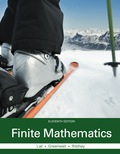 Finite Mathematics (11th Edition) - 11th Edition - by Lial - ISBN 9780133864298