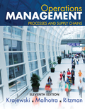 EBK OPERATIONS MANAGEMENT - 11th Edition - by KRAJEWSKI - ISBN 9780133872538
