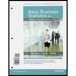 Basic Business Statistics Student Value Edition Plus NEW MyLab Statistics  with Pearson eText -- Access Card Package (13th Edition) - 13th Edition - by Mark L. Berenson, David M. Levine, Kathryn A. Szabat - ISBN 9780133873641