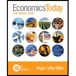 Economics Today: The Micro View (18th Edition) - 18th Edition - by Roger LeRoy Miller - ISBN 9780133885071