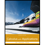 Calculus with Applications Plus MyLab Math with Pearson eText -- Access Card Package (11th Edition) (Lial, Greenwell & Ritchey, The Applied Calculus & Finite Math Series) - 11th Edition - by Margaret L. Lial, Raymond N. Greenwell, Nathan P. Ritchey - ISBN 9780133886832