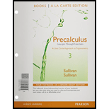 Precalculus: Concepts Through Functions, A Unit Circle Approach To Trigonometry, Books A La Carte Edition Plus New Mylab Math -- Access Card (3rd Edition) - 3rd Edition - by Michael Sullivan, Michael Sullivan III - ISBN 9780133892086