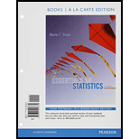 Essentials of Statistics Books a la carte Plus NEW MyLab Statistics with Pearson eText - Access Card Package (5th Edition) - 5th Edition - by Mario F. Triola - ISBN 9780133892697