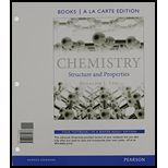 Chemistry: Structure and Properties, Books a la Carte Edition &  Modified MasteringChemistry with Pearson eText -- ValuePack Access Card -- for Chemistry: Structure and Properties Package
