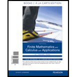 Finite Mathematics and Calculus with Applications Books a la Carte Plus MyLab Math Package (10th Edition)