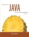 Starting Out with Java: From Control Structures through Objects (6th Edition) - 6th Edition - by GADDIS - ISBN 9780133957235