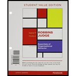 Essentials of Organizational Behavior, Student Value Edition Plus MyManagementLab with Pearson eText -- Access Card Package (13th Edition) - 13th Edition - by Stephen P. Robbins, Timothy A. Judge - ISBN 9780133972955
