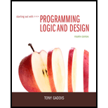 Starting Out with Programming Logic and Design (4th Edition) - 4th Edition - by Tony Gaddis - ISBN 9780133985078