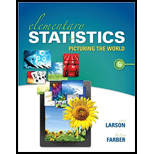 Elementary Statistics: Picturing the World - With DVD and Solutions Manual - 6th Edition - by Larson - ISBN 9780133992144