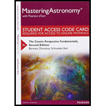 Mastering Astronomy With Pearson Etext -- Standalone Access Card -- For The Cosmic Perspective Fundamentals (2nd Edition) - 2nd Edition - by Bennett - ISBN 9780133994070