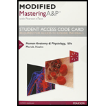 Modified Mastering A&P with Pearson eText - Standalone Access Card - for Human Anatomy & Physiology (10th Edition)