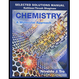 Selected Solutions Manual for Chemistry: A Molecular Approach - 4th Edition - by Nivaldo J. Tro - ISBN 9780134066288