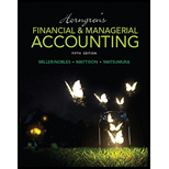 Horngren's Financial & Managerial Accounting Plus Mylab Accounting With Pearson Etext -- Access Card Package (5th Edition) (miller-nobles Et Al., The Horngren Accounting Series)