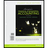 Horngren's Financial & Managerial Accounting, Student Value Edition Plus MyLab Accounting with Pearson eText -- Access Card Package (5th Edition)