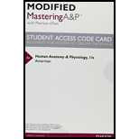 Modified Mastering A&p With Pearson Etext -- Valuepack Access Card -- For Human Anatomy & Physiology
