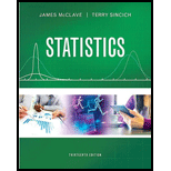 Statistics (13th Edition) - 13th Edition - by James T. McClave, Terry T Sincich - ISBN 9780134080215