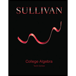 College Algebra -Guide Lecture With Integ Review - 10th Edition - by Sullivan - ISBN 9780134098746